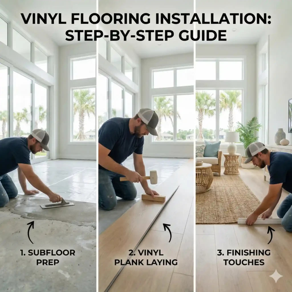 vinyl installation Orange Park, laminate flooring Starke